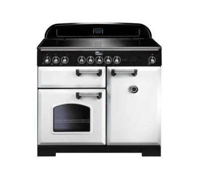 FALCON Piano de cuisson  BLANC CHROME 100 CM INDUCTION CDL100EIWH/C-EU