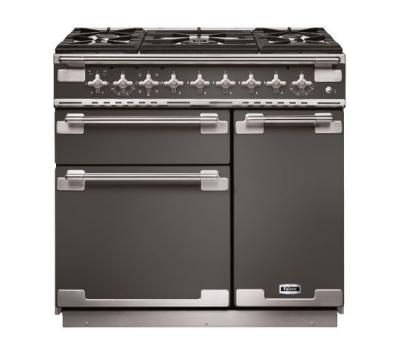 FALCON Cuisini&egrave;re  ELISE 90 Mixte Ardoise/Nickel bross&eacute; - ELS90DFSL/-EU
