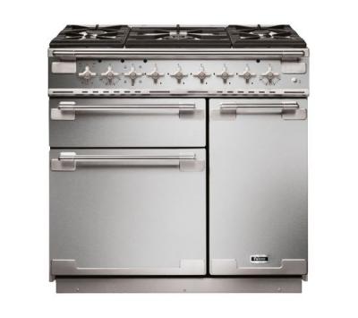 FALCON Cuisini&egrave;re  ELISE 90 Mixte inox/Nickel bross&eacute; - ELS90DFSS/-EU