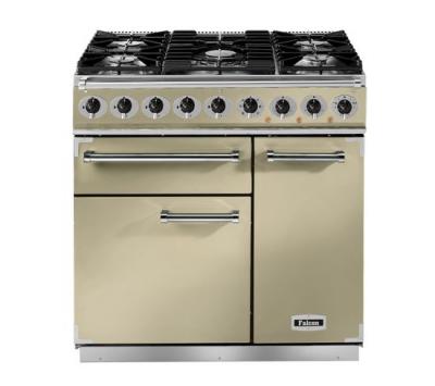 FALCON Piano de cuisson  CREME CHROME 90 CM GAZ F900DXDFCR/CM-EU