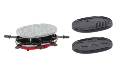AYA Raclette/pierre/gril/cr&ecirc;pe  RAC 3EN1 Rouge