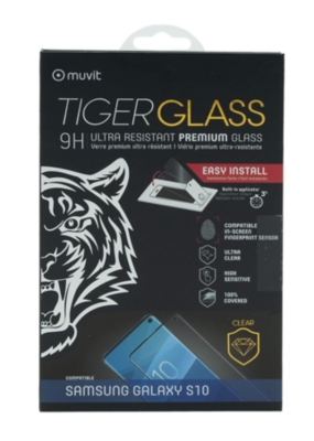 TIGER  Glass Verre TREMPE: Samsung Galaxy S10