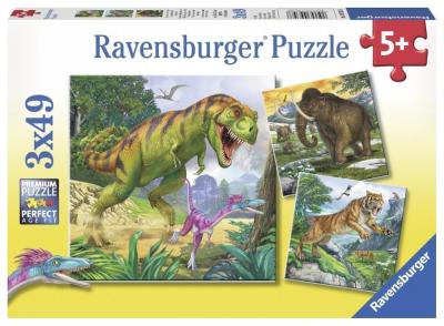 RAVENSBURGER Puzzle 49 Pi&egrave;ces : 3 Puzzles - Animaux Sauvages, 