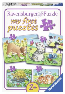 RAVENSBURGER Puzzle 2 Pi&egrave;ces : 4 Puzzles - Animaux,  