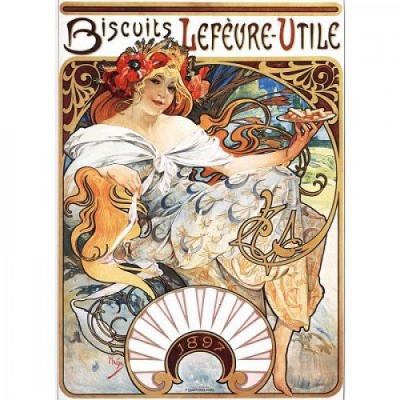 DTOYS Mucha Alphonse - Biscuits Lef&egrave;vre-Utile 