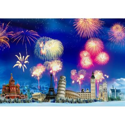 GRAFIKA Puzzle Nouvel An autour du Monde 