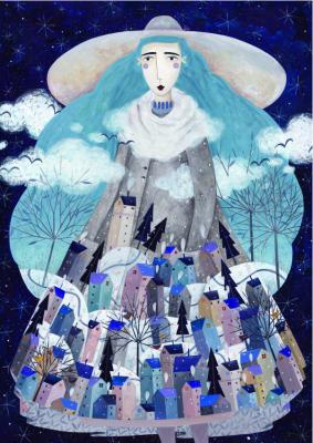 DTOYS Puzzle Andrea K&uuml;rti - Hiver 