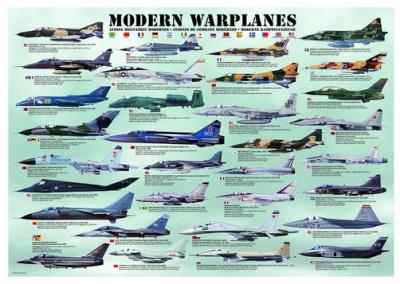 EUROGRAPHICS  Modern Warplanes (1000) 