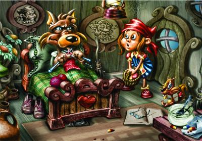 DTOYS Puzzle Biro Donat: Le Petit Chaperon Rouge 