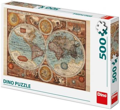DINO  Toys 502307 Puzzle Carte du Monde 4 130 cm Jouet