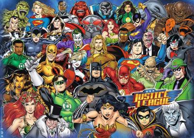 RAVENSBURGER Puzzle 1000 pi&egrave;ces  DC Comics Challenge Puzzle 