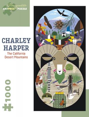 INCONNU Charley Harper the California Desert Mountains 1000Piece Jigsaw Puzzle 
