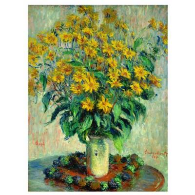 EUROGRAPHICS Puzzle Claude Monet - J&eacute;rusalem Fleurs d'artichaut 