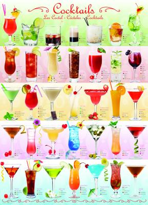 EUROGRAPHICS  puzzle 1000 pc - cocktails