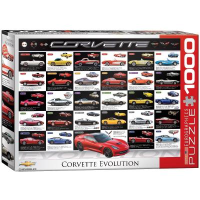 EUROGRAPHICS  Corvette Evolution Puzzle (Lot de 1000) 