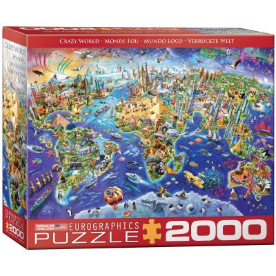 EUROGRAPHICS  - 8220-5343 - Puzzle Crazy World - 2000 pi&egrave;ces