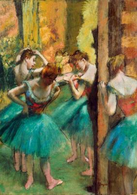BLUEBIRD PUZZLE  Degas - Dancers, Pink and Green, 1890-1000 pieces