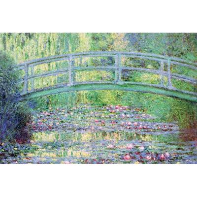  Puzzle en bois 24 pieces MONET LE PONT JAPONAIS PMW Multicolore