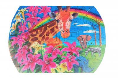 THE WILD PUZZLE Puzzle en Bois - La Belle Demeure 