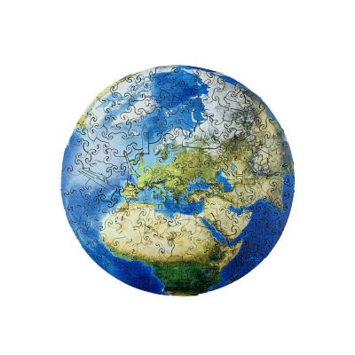 CREATIFWOOD Creatif Puzzle Puzzle en bois La Plan&egrave;te Terra - - Puzzle
