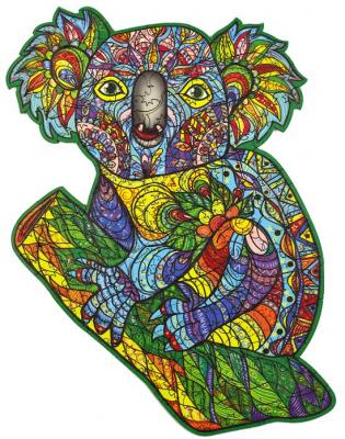 CREATIFWOOD Puzzle en Bois - L'Adorable Koala Harmandi Puzzle Creatif