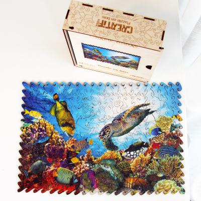 CREATIFWOOD Puzzle en Bois - L'Oasis Corail Harmandi Puzzle Creatif