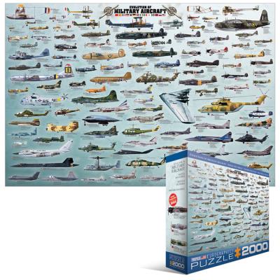 EUROGRAPHICS Puzzle Evolution des avions de guerre - 2000 pi ces 