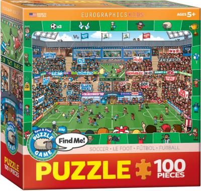  EuroGraphics Spot et trouver Soccer Mo Puzzle (100&nbsp;pi&egrave;ces)