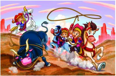 EUROGRAPHICS Puzzle Girl Power - Cowgirls 