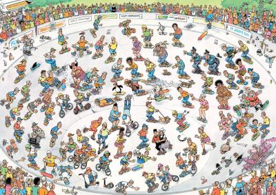 JUMBO Puzzle 1000 pi&egrave;ces : JVH - Faire du skate 