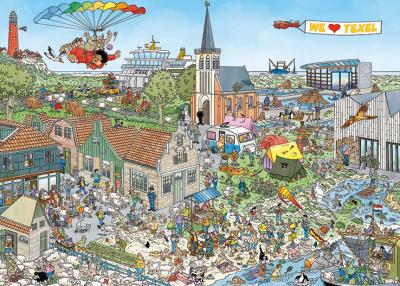 JUMBO Puzzle JVH RETRAITE INSULAIRE (1000 PI&Egrave;CES) 