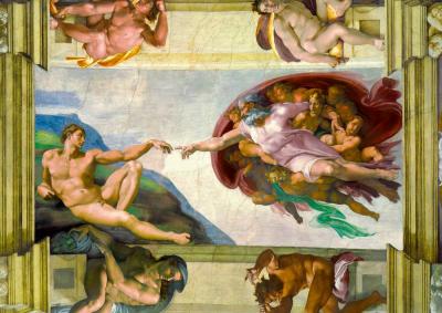 BLUEBIRD PUZZLE Puzzle Michelangelo - The Creation of Adam, 1511 