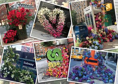 RAVENSBURGER Puzzle 2d 1000 elements: nyc flash of flowers