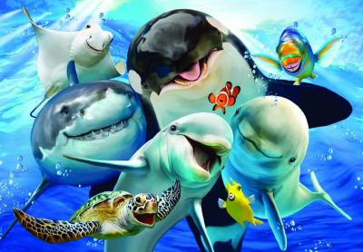 ANATOLIAN Puzzle 500 pi&egrave;ces : Selfie aquatique  