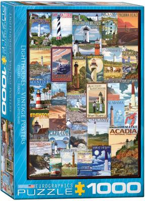 EUROGRAPHICS  Lighthouses Vintage ADS Puzzle (1000 Piece)