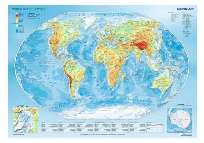 TREFL Puzzle 1000 Pi&egrave;ces : Physical Map of the World, 