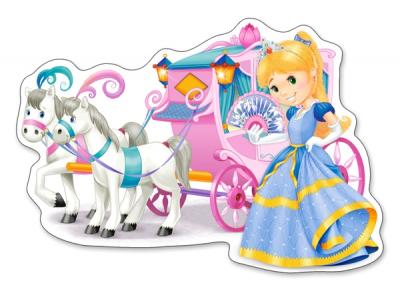 CASTORLAND Puzzle Pi&egrave;ces XXL - Carrosse de Princesse 