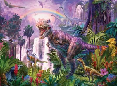 RAVENSBURGER Puzzle Pi&egrave;ces XXL - Pays des Dinosaures 