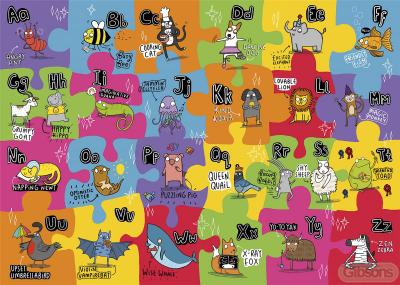 GIBSONS Puzzle Pi&egrave;ces XXL - The Unusual Alphabet 