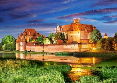 CASTORLAND Puzzle 1000 Pi&egrave;ces : Pologne : Ch&acirc;teau Malbork,  