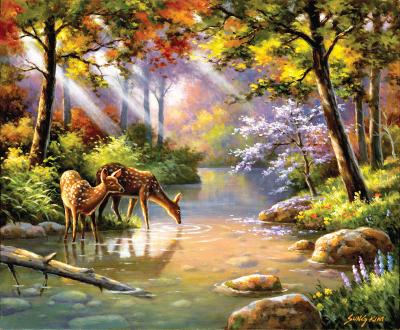 SUNSOUT Puzzle 1000 pi&egrave;ces Doe Re Me Creek par 