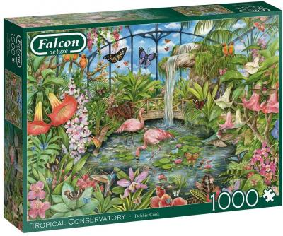 JUMBO SPIELE Jumbo- V&eacute;randa Tropicale Puzzle, 11295, Multicolore