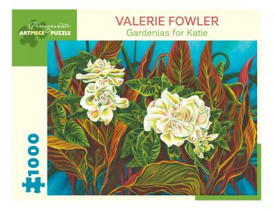 POMEGRANATE Valerie Fowler Gardenias for Katie 1000-Piece Jigsaw Puzzle