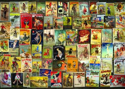DTOYS Puzzle Vintage Collage - Bicycle 