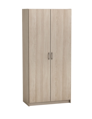 Armoire de rangement contemporaine ch&ecirc;ne clair fredo
