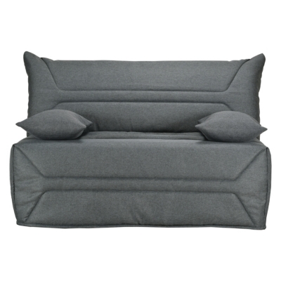 CAMIF Banquette BZ Garance, matelas 12 cm  Gris Fonc&eacute;-