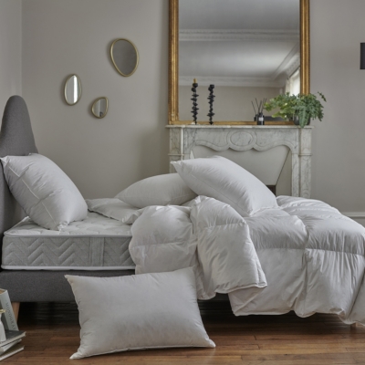 CAMIF Couette chaude en duvet et percale bio Carl -200 x 200 cm-