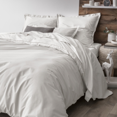 CAMIF Drap housse grand bonnet 40 cm coton bio Fil & Sens 6 jours Blanc 