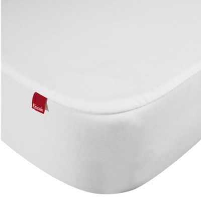 EPEDA Drap housse prot&egrave;ge matelas imperm&eacute;able 2 en 1  blanc 80x190/200