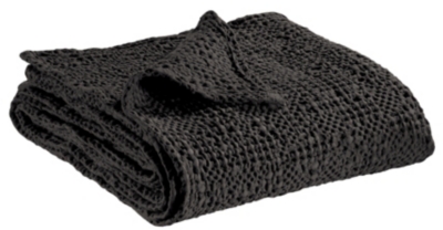 VIVARAISE Jet&eacute; de lit Tana  260 x 260 cm Carbone